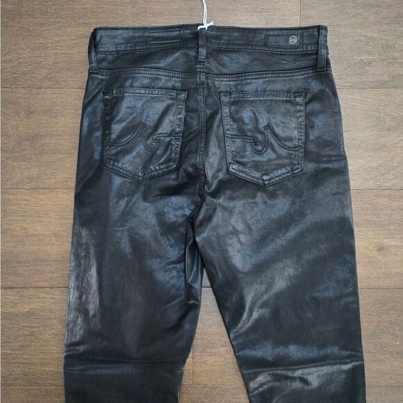 AG Adriano Goldschmied Mari Leatherette Straight Jeans size 29 NWT - Picture 14 of 16